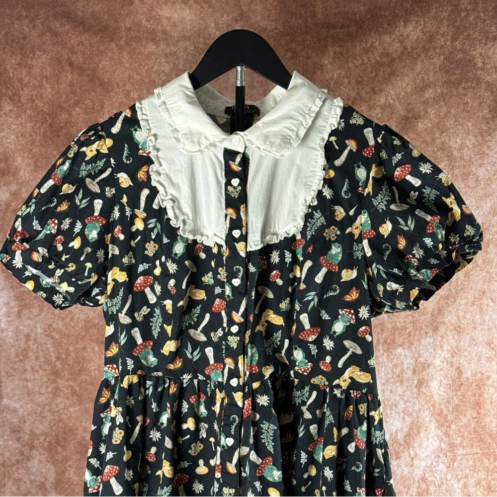 Thorn & Fable Cottagecore Mushroom Dress XL 🌿🍄 - Picture 2 of 8